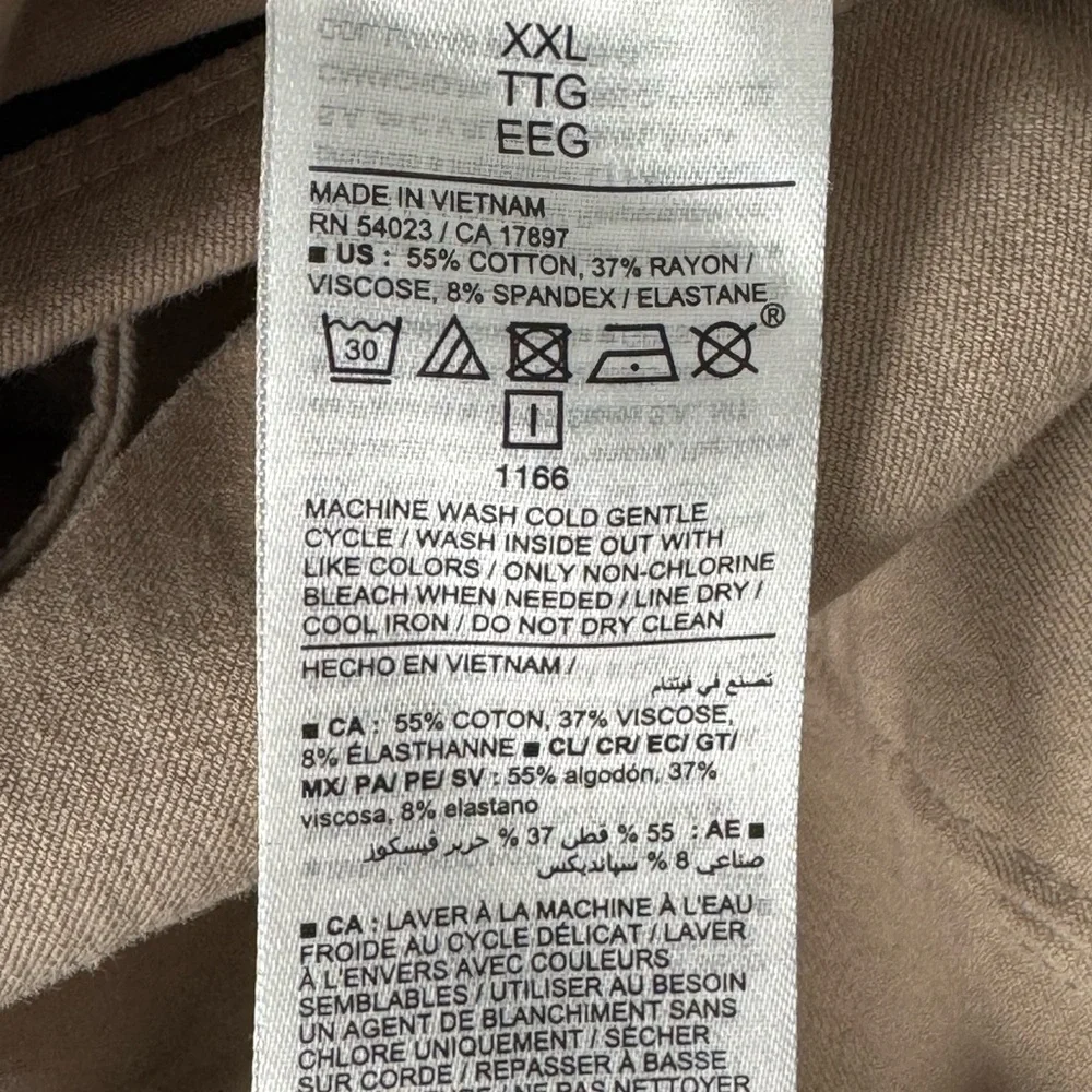 Old Navy Pixie Wide Leg Tan Pants XXL Mocha Taffy Color - Picture 5 of 10